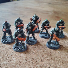 Necromunda WH40K enforcer patrol x4 bolter x4 shotgun adeptus arbites plastique