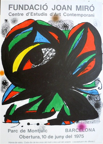 Miro joan affiche originale - joan,