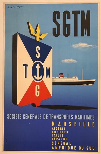 Affiche poster bateau paquebot - poster,