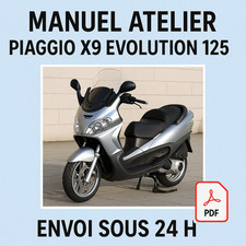 Manuel Atelier Piaggio 125 X9