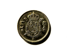 5 PESETAS 1975 * 80 , JUAN