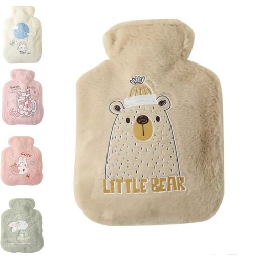 Bouillotte eau chaude peluche - bouillotte,