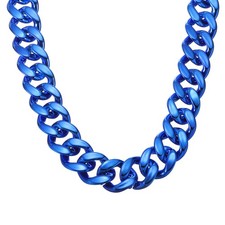 Collier chaîne en plastique