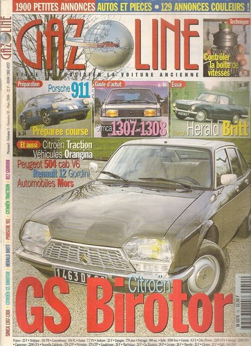 Gazoline citroen birotor - 55, gs