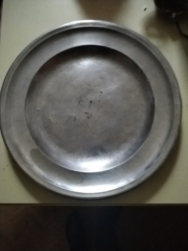 Plat metal argente - plat,