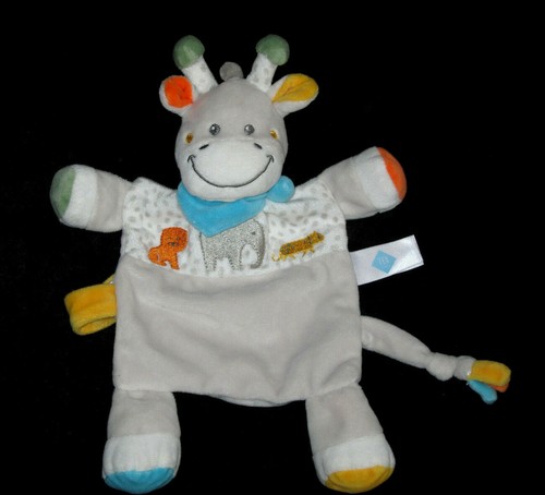 Doudou girafe gris - doudou,