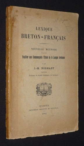 Lexique breton français - lexique, breton-français