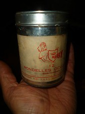 Ancienne petite Boite  Tole Rondelle Oculaire ( Lentille ) Voiron en Chartreuse