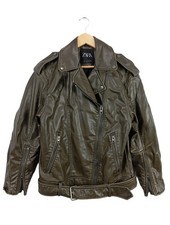 ZARA Veste en cuir