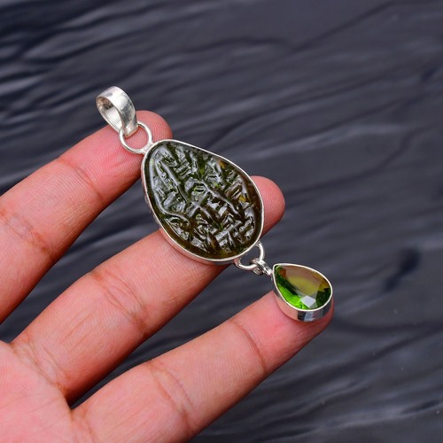 Pendentif fait main argent - pendentif,