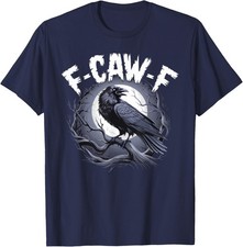 Funny Black Crow F-Caw-F Black