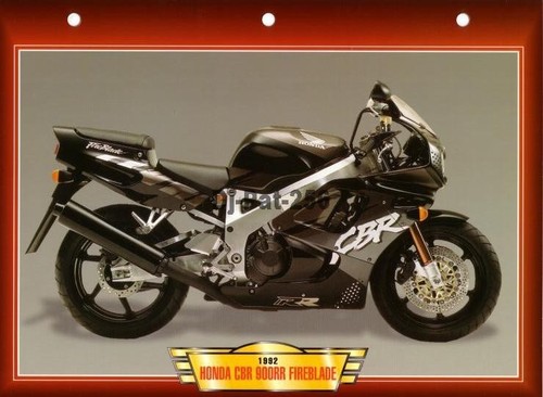 Fiche moto honda cbr 900 - :, rr