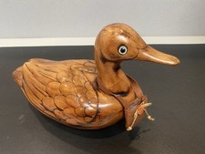 GRAND CANARD DECORATIF EN BOIS