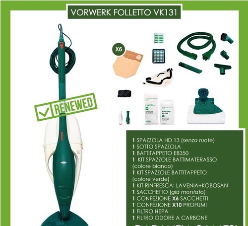 Vorwerk folletto 130 131 - vk,