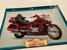 Honda GL1500 Goldwing Aspencade 1995 fiche carte moto passion collection Atlas