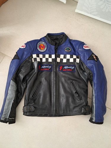 Blouson cuir vintage - cuir,
