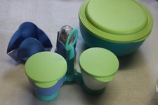 lot TUPPERWARE SALADIER/BOL 2,5L+ TRIO