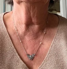 Collier ancien chaîne - or, gris