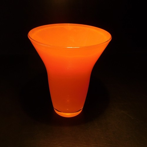N26 vase verre orange - n26.41,