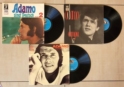 Adamo lot vinyles lp - 3,