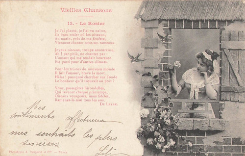 Bergeret vieilles chansons - cp,