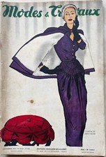 Modes et Travaux n° 623 Novembre 1952 couture tricot poupées Françoise et Michel