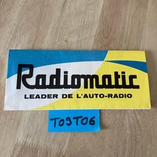 Poste radio radiomatic - poste,