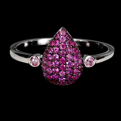925 bague argent rubis - bague, en