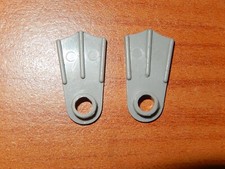 2 x Palme LEGO gris Minifig Footgear Flipper 2599 / Set 7737 7738 7739 4210