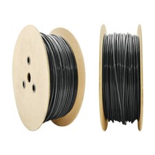 Noir câbles gaine pvc - noir,