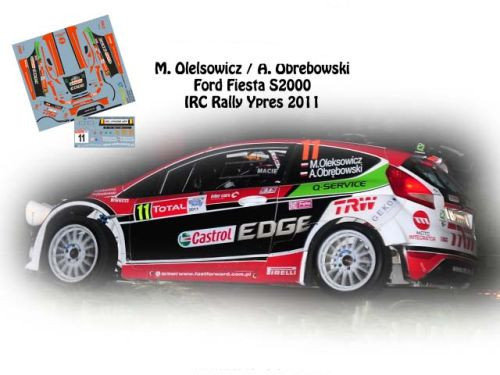 Decals ford fiesta s2000 - decals,