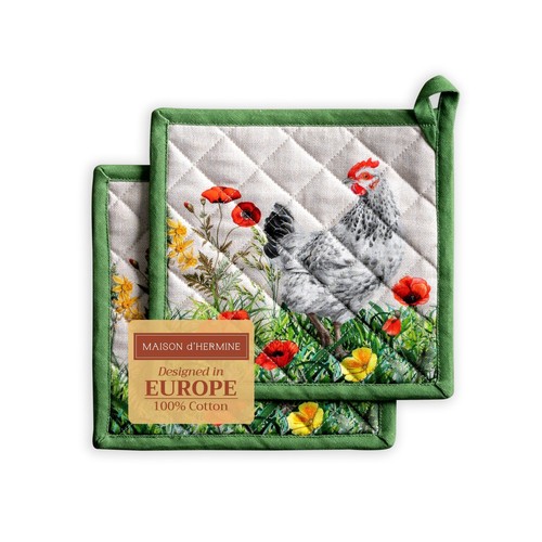 Maison hermine pot holders - maison,