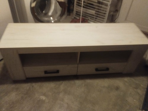 Meuble blanc rectangulaire - tv,