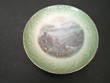 ASSIETTE DECORATIVE ANCIENNE A ACCROCHER DECOR CHATEAU