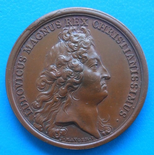 Louis xiv médaille - ,, mauger