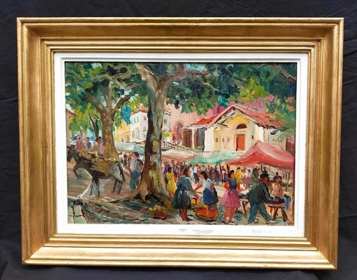 Tableau ecole provencale - ecole,