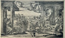 Marcantonio RAIMONDI (d'après) [Le martyre de sainte Cécile].