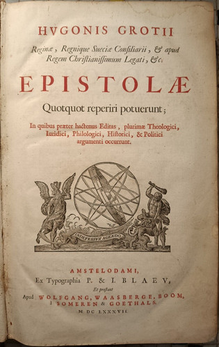 Grotius groot epistolae - groot,