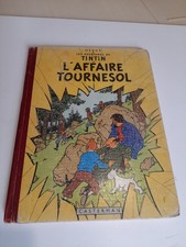 Hergé / TINTIN " L' AFFAIRE TOURNESOL " 4ème plat  B 20 -  CASTERMAN 1957