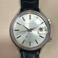 Citizen Alarm Date Alds 51301-Y Vintage St. Acier Manuel Automatique Montre