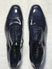 PRADA MEN'S LEATHER LACE UP