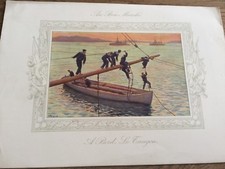 GRAND CHROMO AU BON MARCHE / G Bourgain - Thème : Marine A BORD LE TANGON