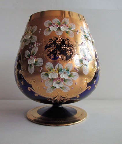 Vase piédestal bohème - vase,