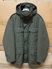 GENUINE VINTAGE AUSTRIAN ARMY PARKA GORETEX OLIVE GREEN EX COND !!!!! MEDIUM