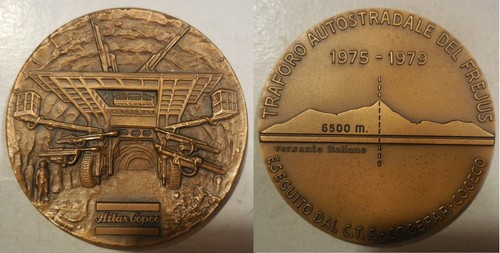 Médaille tunnel autoroutier - médaille,