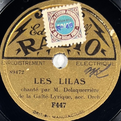 Delaquerrière les lilas - m.,