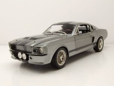 Ford Shelby MUSTANG Gt 500 Eleanor 1967 Gris Argenté Modèle 1:18 Greenlight