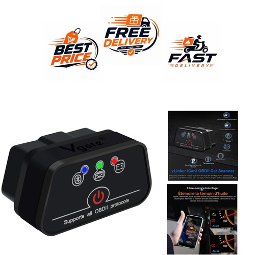 Scanner obd2 bluetooth - obd2, vlinker