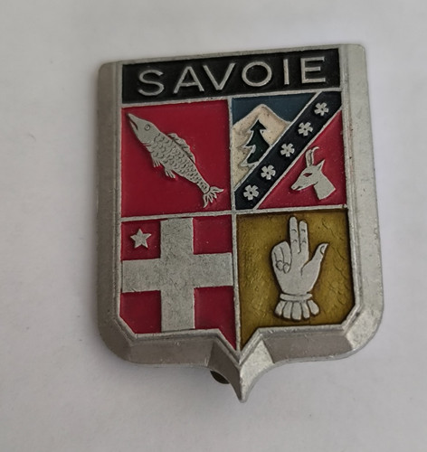 Insigne aluminium peint savoie - peint,