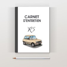 Carnet d'entretien R5 GTL